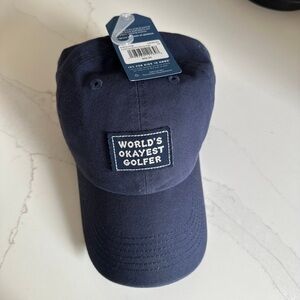 NWT Life Is Good Navy Golf Cap/ Hat